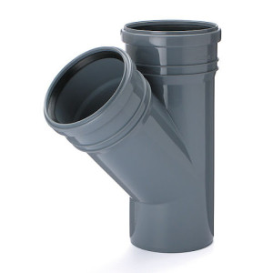 trójnik szary redukcyjny fi110/50/45st.